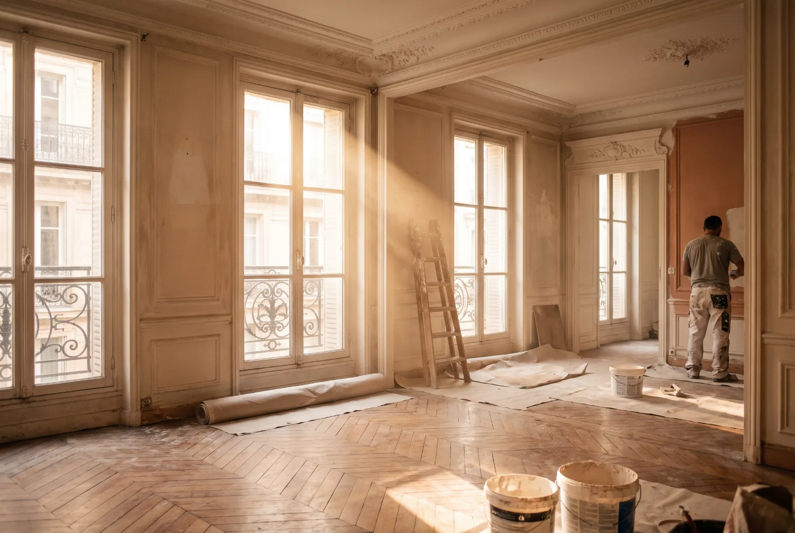 Création des trois logements traversants